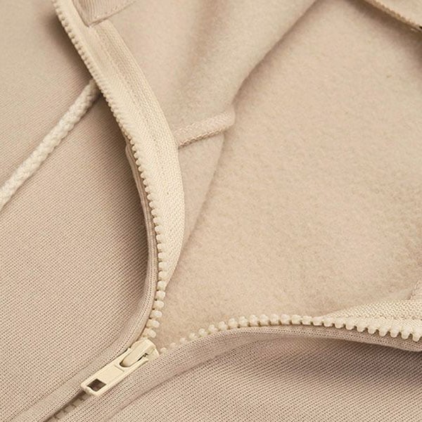 Women's Autumn/Winter Zipper Hooded Sweater-6