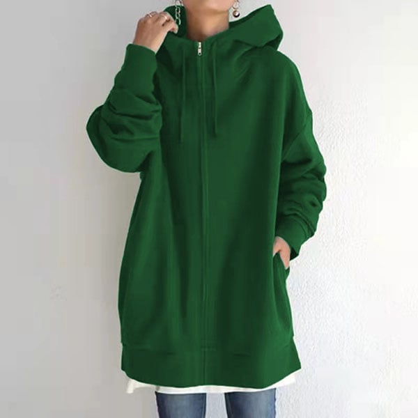 Women's Autumn/Winter Zipper Hooded Sweater-20