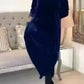 💃HOT SALE 49% OFF🍂Round neck slimming long dress-5