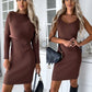 🌷💝Last Day Sale 49%OFF - 👗Knit Pullover Sweater and Cami Dress Set-1