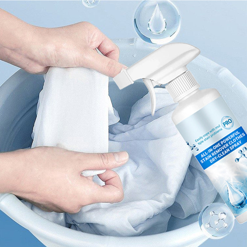 🔥HOT SALE 49% OFF🔥All-in-One Powerful Stain Remover Clothes Dry-Clean Spray-4