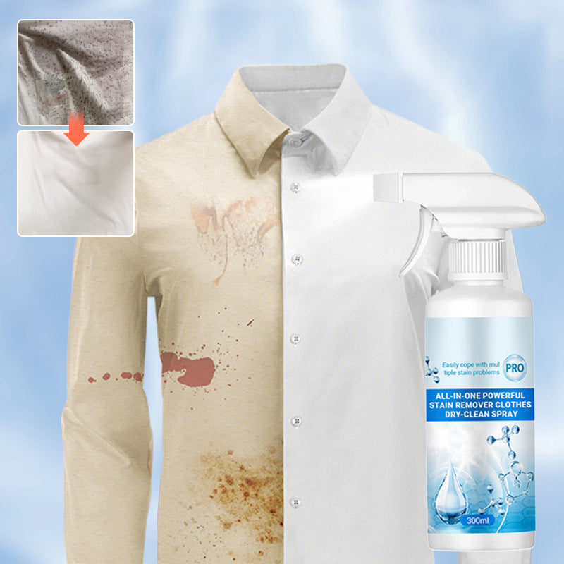 🔥HOT SALE 49% OFF🔥All-in-One Powerful Stain Remover Clothes Dry-Clean Spray-5