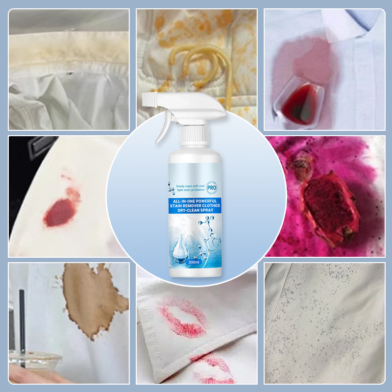 🔥HOT SALE 49% OFF🔥All-in-One Powerful Stain Remover Clothes Dry-Clean Spray-6