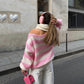 💃HOT SALE 49% OFF🍂Women's Casual Loose Striped Oversized Sweater-6