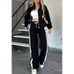 🎉  Early Bird Price🎁Women's Striped Zipper Jacket & Casual Pants 2-Piece Set