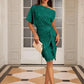 💃Last Day Sales - 49% OFF🎉Sparkly One-Shoulder Ruched Dress