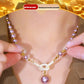 💜 Pearl Concentric Knot Necklace