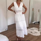 💕Spring New Arrival💕V-Neck Lace Back Maxi Dress