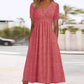 🍀LAST DAY SALE 49% OFF🍀Women’s V-Neck Short Sleeve Long Dresses