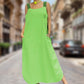 🌸🔥Mother's Day Hot Sale 60%-Wide Strap Maxi Dress with Pockets