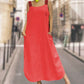 🌸🔥Mother's Day Hot Sale 60%-Wide Strap Maxi Dress with Pockets