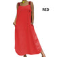 🌸🔥Mother's Day Hot Sale 60%-Wide Strap Maxi Dress with Pockets