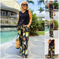 Sleeveless Top & Wide-Leg Pants 2-Piece Set