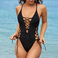 🌊Summer Cool Deal: £14.99!!🌊Women's Sexy V-Neck One Piece Swimsuit