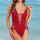 🌊Summer Cool Deal: £14.99!!🌊Women's Sexy V-Neck One Piece Swimsuit