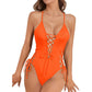 🌊Summer Cool Deal: £14.99!!🌊Women's Sexy V-Neck One Piece Swimsuit