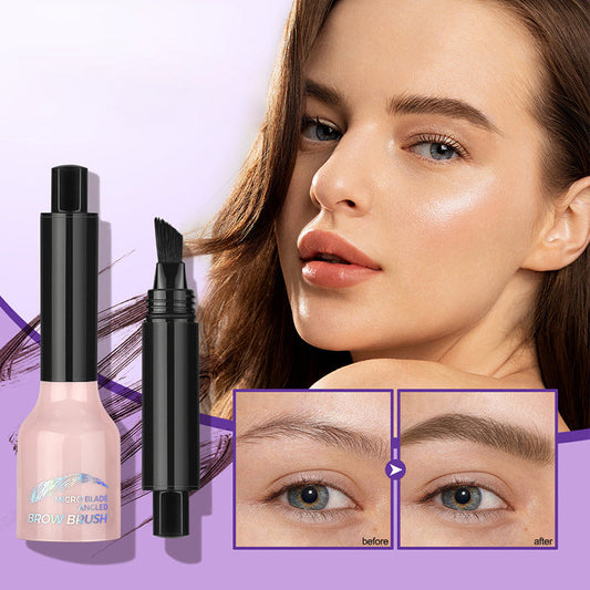 Mother's Day 50% off 🔥🔥🔥Angled Brush & Dip Liquid Eyebrow Pen🔥🔥🔥