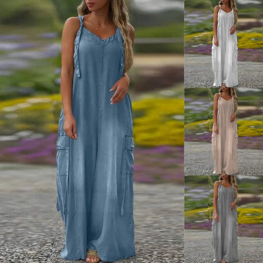 👗🎉"2025 summer jumpsuit"  -64% OFF for a Limited Time🎉 Comfortable and Pocket-Friendly, A Summer Must-Have!
