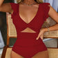 🎁LIMITED HOT SALE - 65% OFF👗Sexy ruffled one-piece swimsuit