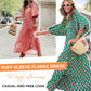 🔥Hot Sale 49% OFF💝✨V-neck Puff Sleeve Floral Dress