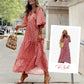 🔥Hot Sale 49% OFF💝✨V-neck Puff Sleeve Floral Dress