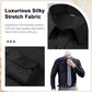 🎉Hot Sale 49% OFF🎉Men's Silky Wrinkle Resistant Solid Color Stretch Shirt