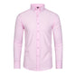 🎉Hot Sale 49% OFF🎉Men's Silky Wrinkle Resistant Solid Color Stretch Shirt