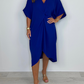 💖Limited Sale 50% OFF💖Short Sleeve Maxi Dress With Knot Detail