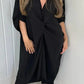 💖Limited Sale 50% OFF💖Short Sleeve Maxi Dress With Knot Detail
