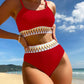 💖2025 New Type 50% OFF👙Women Bikini Sets High Waisted Swimsuit Two Piece Bathing Suits