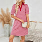 💕What should I wear tomorrow?💕Women's Casual V-Neck Striped Dress