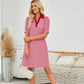 💕What should I wear tomorrow?💕Women's Casual V-Neck Striped Dress