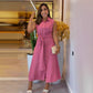 Women's Elegant Sleeveless Button Down Shirt Long Dress