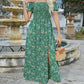 👗Summer Sale 50% OFF🌹Women's Elegant Floral Off-Shoulder Dress