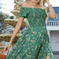 👗Summer Sale 50% OFF🌹Women's Elegant Floral Off-Shoulder Dress