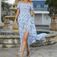 👗Summer Sale 50% OFF🌹Women's Elegant Floral Off-Shoulder Dress