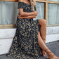 👗Summer Sale 50% OFF🌹Women's Elegant Floral Off-Shoulder Dress