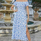 👗Summer Sale 50% OFF🌹Women's Elegant Floral Off-Shoulder Dress
