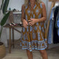Women’s Casual V-Neck Sleeveless Print Dress