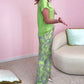 🌞2025 Summer Sale🌺🔥Top & Printed Wide-Leg Pants 2-Piece Set