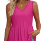 ⏰Hot Sale 50%!🚀Buy 2 get 5% off🎁Women’s Casual V-Neck Floral Ruffles Sleeveless Top