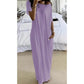 🔥Last Day Special 49% OFF💃Women's Off-Shoulder Batwing Sleeve Maxi Lounge Dress