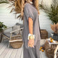 🎁LAST DAY SALE 49% OFF🔥🌸Women's Solid Color Loose Short-Sleeve Shirt & Wide-Leg Pants 2-Piece Set