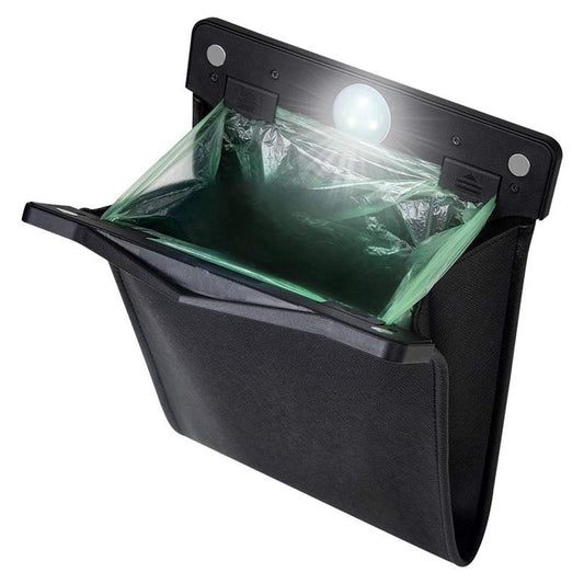 🎁LAST DAY SALE 49% OFF🔥Smart LED Waterproof Car Leather Trash Can