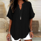 💥Last Day Special Sale 50% OFF💝✨Fashion Loose Solid Color Short Sleeve Top