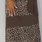 💥Last Day Special Sale 50% OFF💝👗Women's Leopard Print Tie Neck Sleeveless Long Dresses