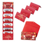 🎁💝70% OFF!!!-Ready for Christmas!🎄✉️Christmas Cash Gift Card Holder with Santa Envelope with 6 Slots, 🎅Merry Christmas Money Gift for Family Friends