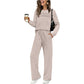 🔥LAST DAY SALE 70% OFF👍✨Women's Crew Neck Top & Drawstring Pants Set